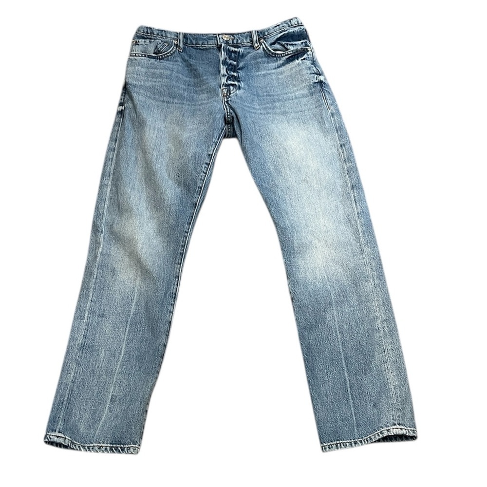 Frame Denim Women's Straight Leg Jeans - Light Blue Wash